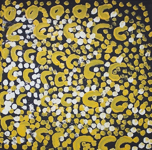 Tjunka Lewis Tawal-tawal(pa), 2011 acrylic on canvas 50.8 x 50.8 cm 20 x 20 in