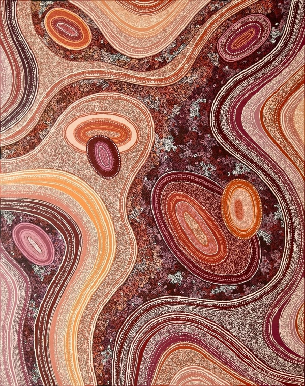 Michelle Lewis, Michelle's Tjala Dreaming (Honey Ant), 2024