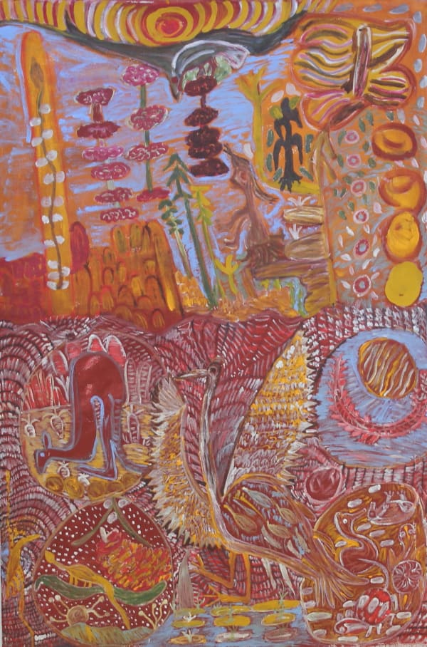 Janet Dreamer Spring Water at Tabletop, 2019 acrylic on canvas 90 x 60 cm 35 3/8 x 23 5/8 in