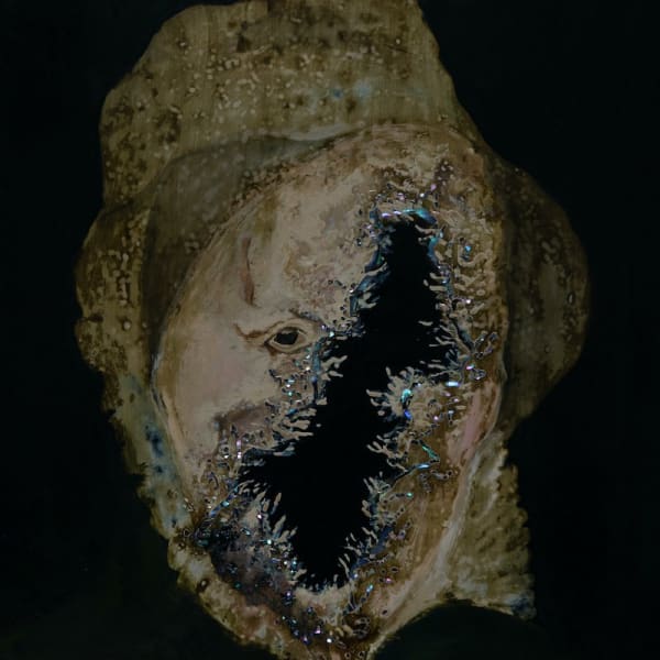 Camille Mercandelli-Park, Cristallisation n°11 (portrait d'une vieille femme), 2019