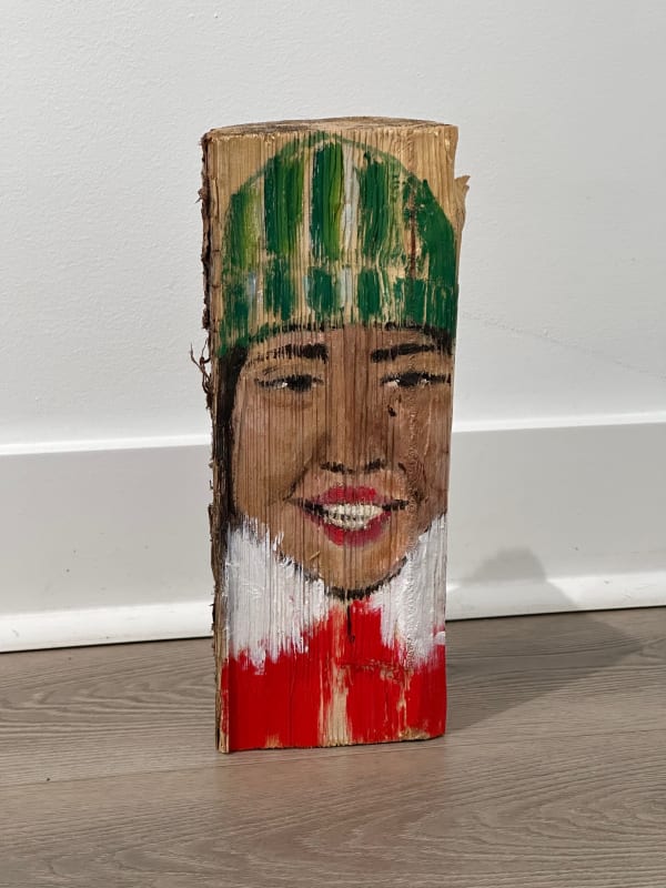 Cracklings 3 (Self Portrait in Winter)