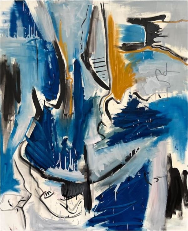 Moisés Moreno, Blue Over Blue, 2022