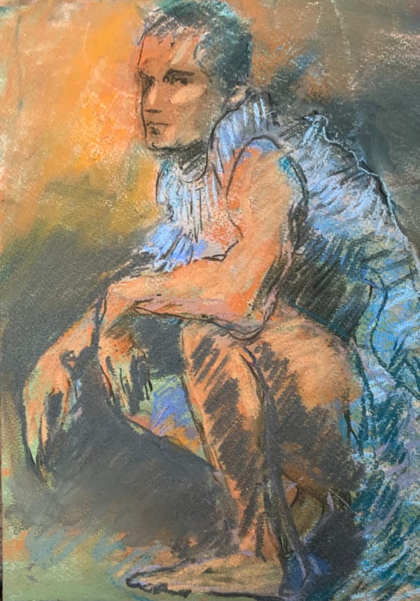 DRAWING CABARET COUTURE, FLOE London Fashion Week by DCC Artist Vanessa Lawrence, 2022