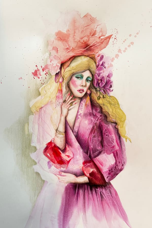 Nilu Kuhpour, Untitled Figure, 2025