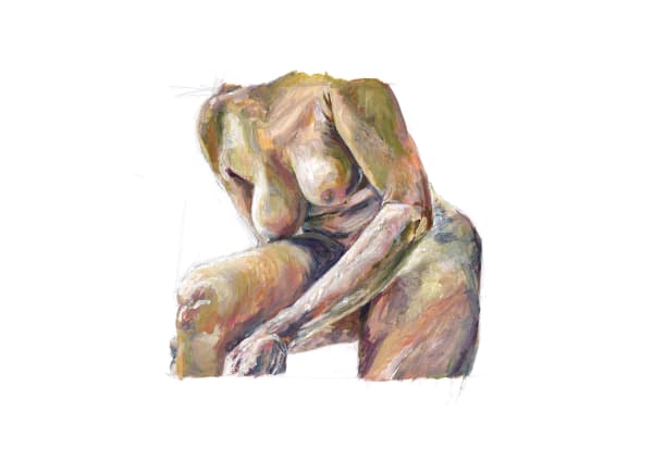 Sam Dawood, Nude Concept Painting, 2017