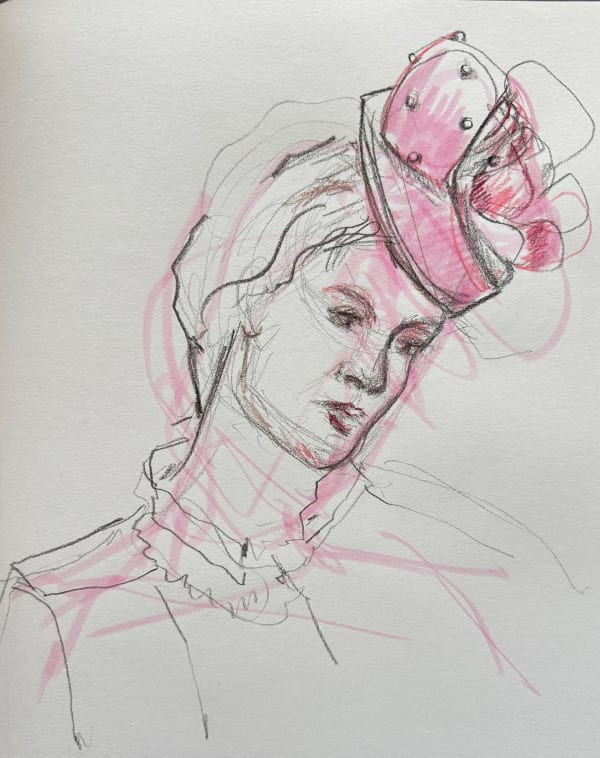 Nilu Kuhpour, Untitled Portrait 02, 2024