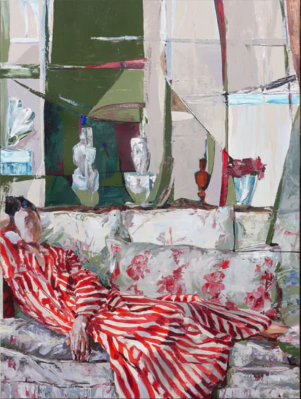 Anna Sudbina, Basil and Strawberries, 2024