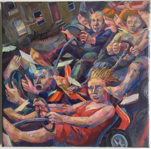 Rossen Daskalov, Study for “Dulliver in the land of the littlepuffs”, 2022