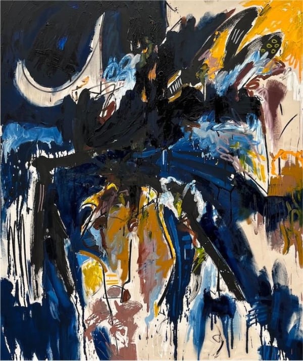 Moisés Moreno, Blue II, Untitled, 2022