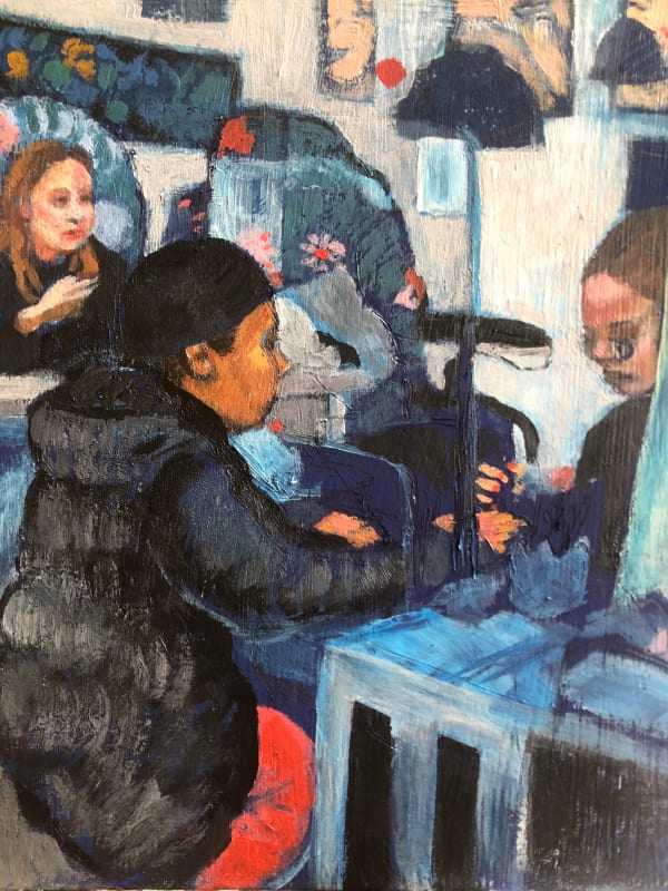 Nicola Hepworth, In a Nail Salon in Mare Street III, 2024