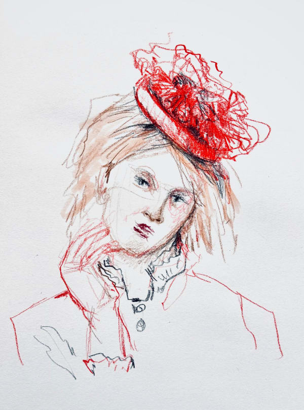 Nilu Kuhpour, Untitled Portrait 01, 2024