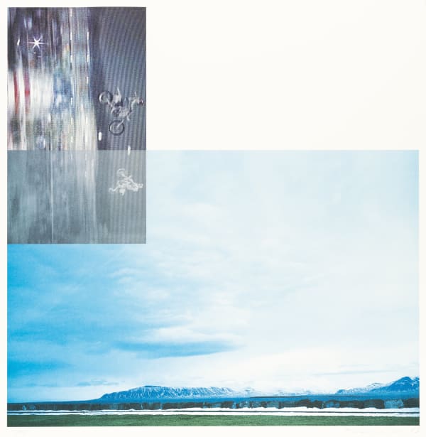 John Baldessari, Double motorcyclists and Landscape, 2003