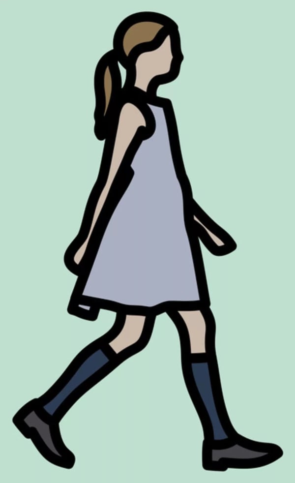 Julian Opie - Esther, 2025