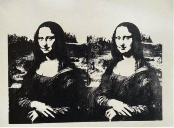 Andy Warhol, Mona Lisa Double Black on Vellum, 1970-2020