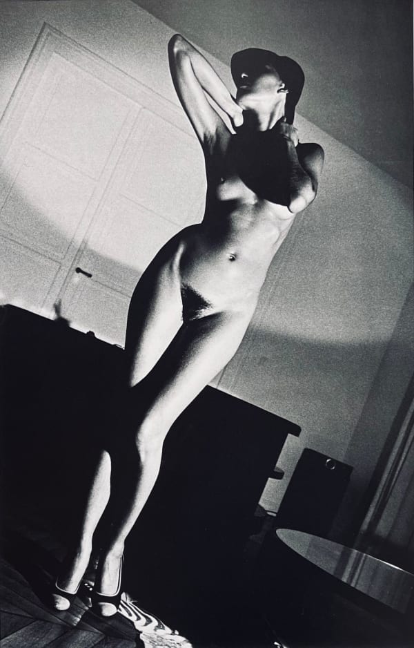 Helmut Newton Jenny in my Apartment, 1978 Special edition portfolio in card folder and Newton stamped bag (Not included). Individually signed in pencil lower right recto, inscribed with title verso. Photolithograph. No condition issues 41 x 28 cm 16 1/8 x 11 in