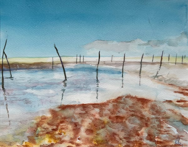 Agnès Loumagne-Bondu, Banc d'Arguin (2), Parc à huîtres , 2023