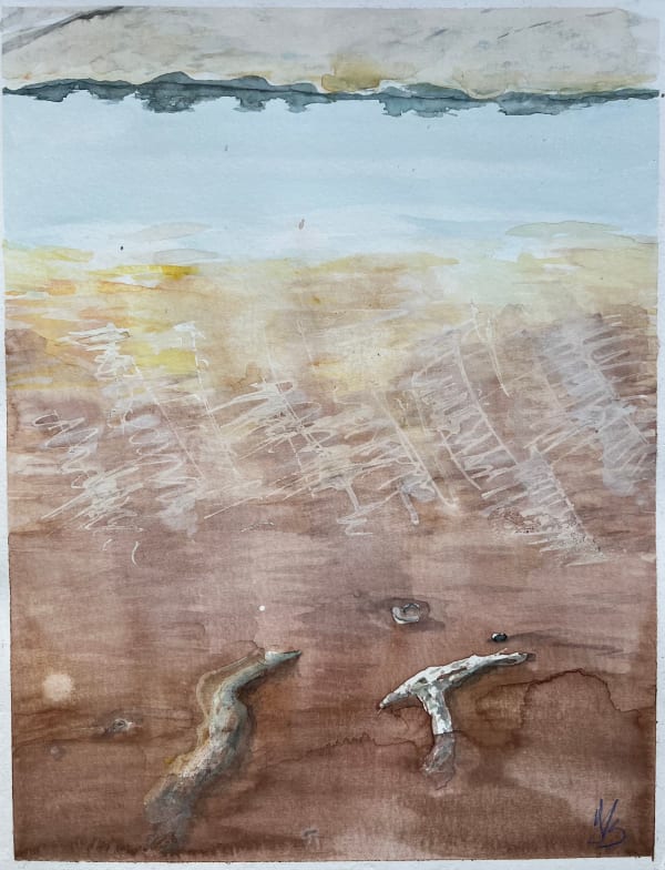 Agnès Loumagne-Bondu, Ecume au bord de l'eau (1), 2023