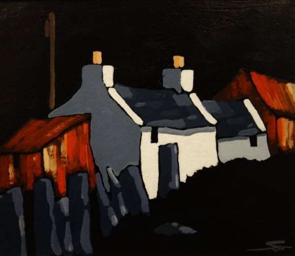 Stephen John Owen, Moonlit Cottage
