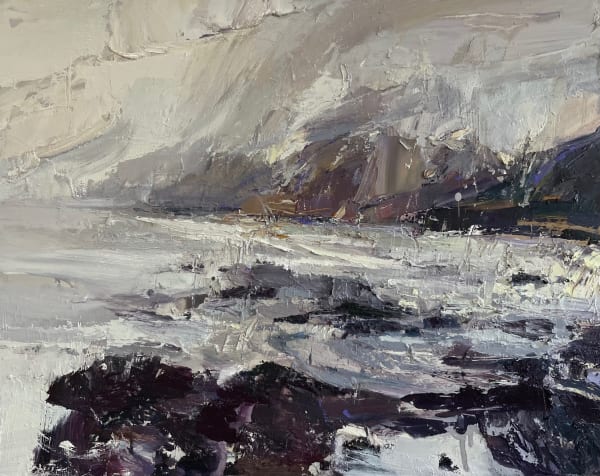 Beth Fletcher, Stark, sleet-whittled (Traeth Trefor), 2024