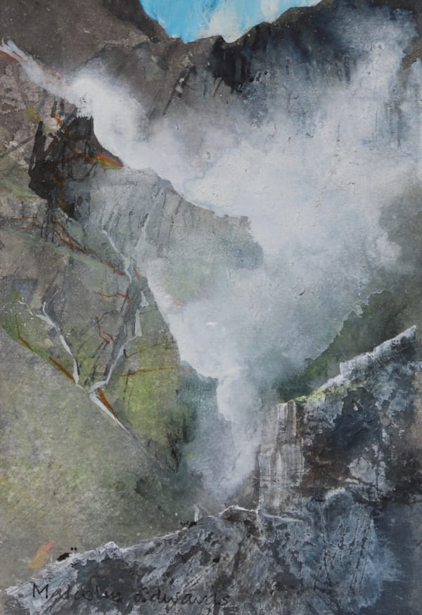 Malcolm Edwards, Mist Shrouded Llanberis, 2025