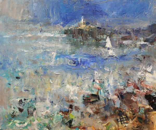 Gareth Parry, Cwch Hwylio Fechan, Llanddwyn / Little Yacht, Llanddwyn