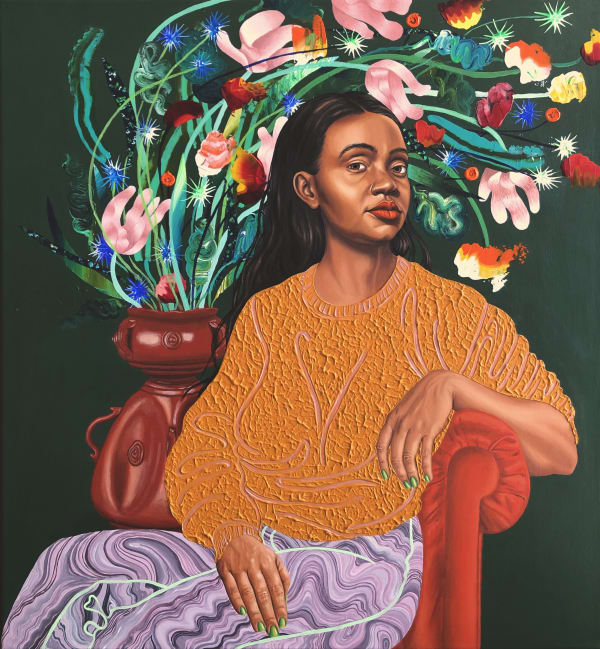 Seren Morgan Jones, Luned mewn Siwmper Oren / Luned in an Orange Jumper