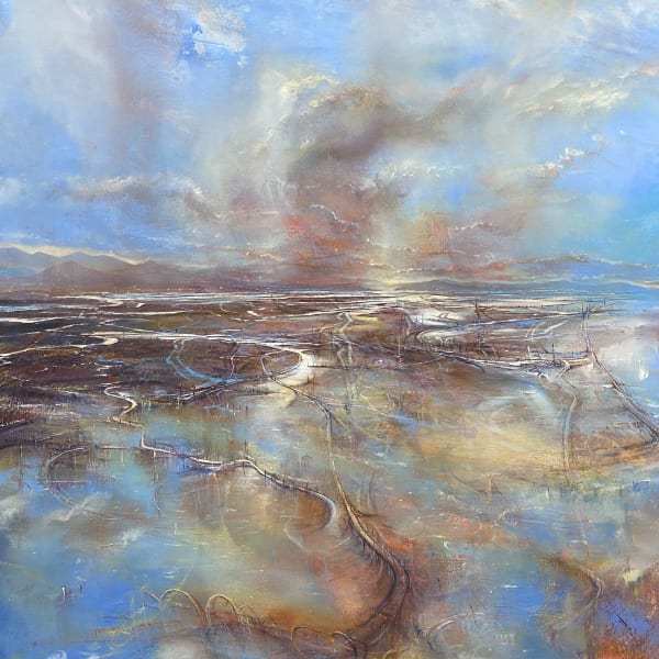 Iwan Gwyn Parry, The Receding Tide at Barmouth Sands