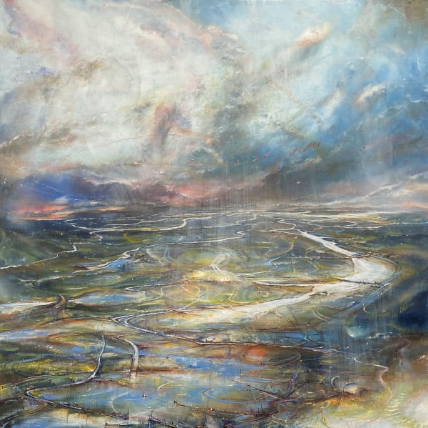 Iwan Gwyn Parry, The Mawddach Estuary with Sea Mist