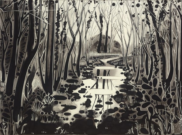 Katie Allen, Hushed Study II, 2025