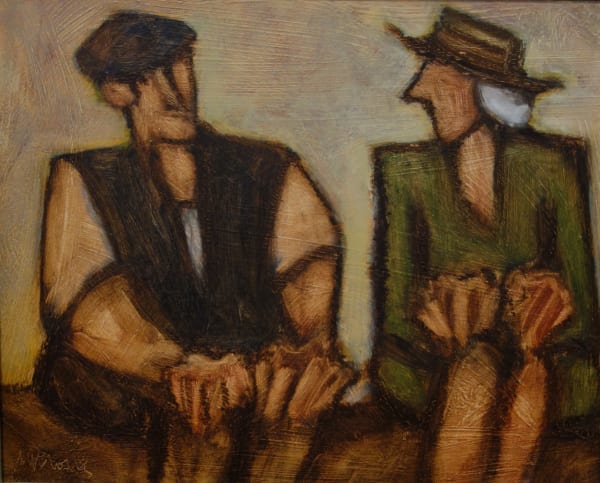 Mike Jones 1941 - 2022, Seated Couple
