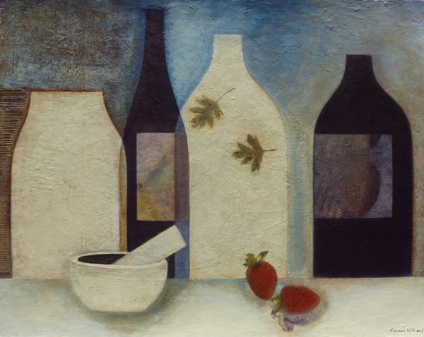 Vivienne Williams - Vessels with Strawberries, 2025