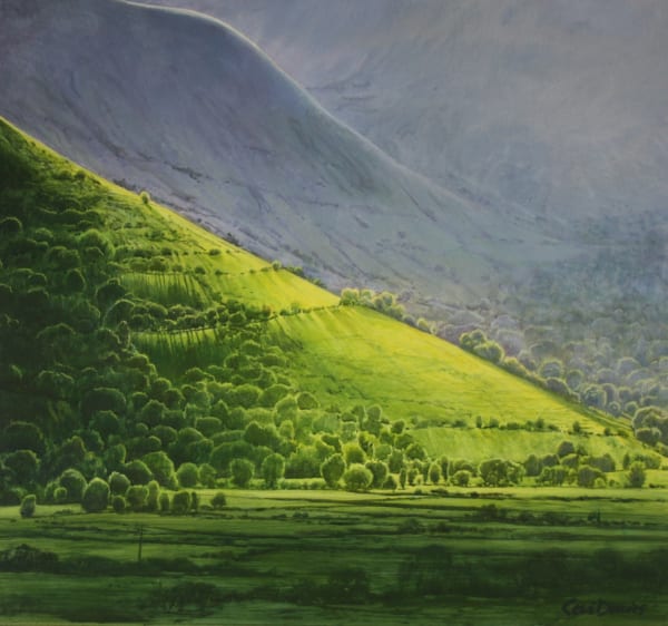 Ceri Auckland Davies, Evening Light (Cwm Cywarch)