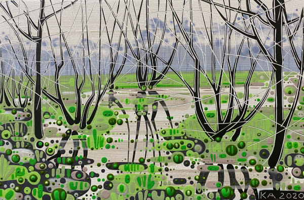 Katie Allen, Oxwich Marsh, Winter - Study I
