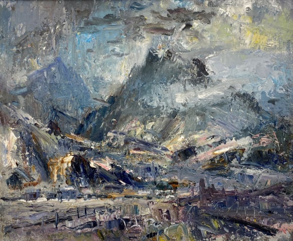 Gareth Parry, Tryfan, Tywydd yn Gwella! Tryfan, Weather Improving!