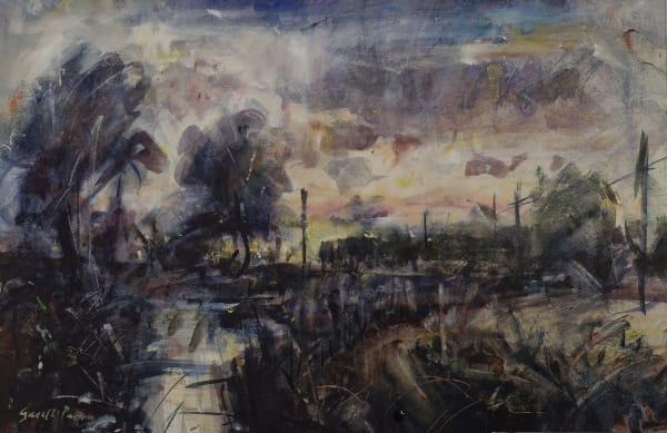 Gareth Parry, Tywyllnos, Afon Fechan | Little River, Dusk, 2025