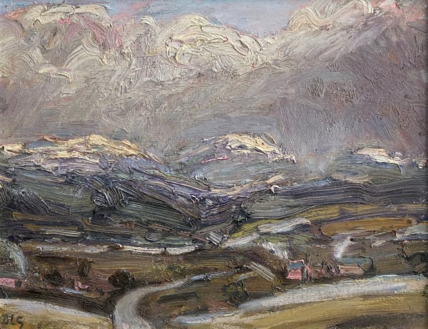 David Lloyd Griffith, Snow Showers - Hafod Dynbych (Near Pentrefoelas)