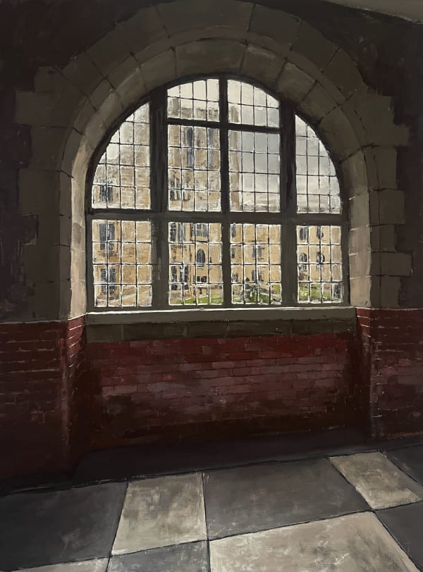 Matthew Wood, Bangor University | Y Coleg ar y Bryn | Window with Glazed Tiles, 2025