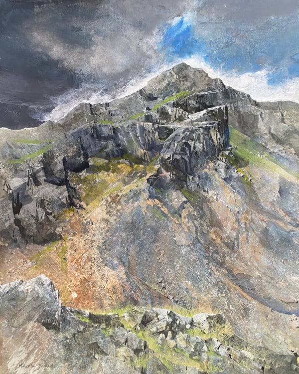 Malcolm Edwards, Glyders from Llanberis Pass, 2025