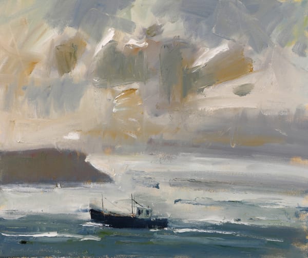 Gareth Parry, Cysgod Cwmwl, Cwch Bysgota, Llŷn / Cloud Shadow, Fishing Boat, Llyn