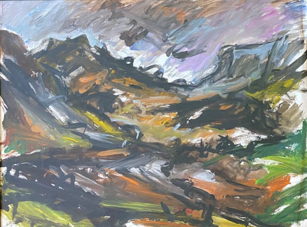 Peter Prendergast 1946 - 2007 - Damp Evening, Nant Ffrancon Valley, 1992