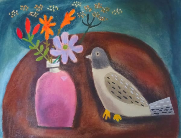 Susan Gathercole, Little Bird & Evening Flowers, 2025