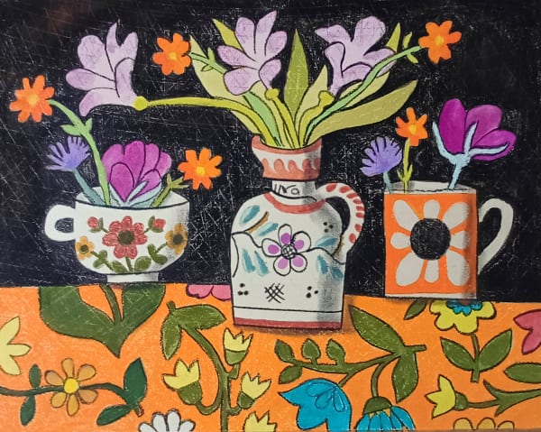 Susan Gathercole - Bark Cloth & Bright Flowers, 2025