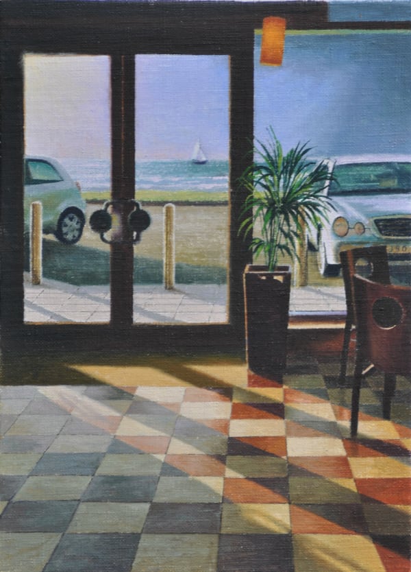 Mike Briscoe, Early Light at the Cafe