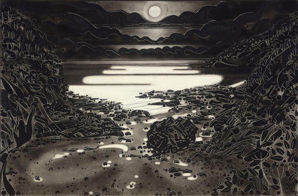 Katie Allen, Rotherslade, Full Moon, 2025