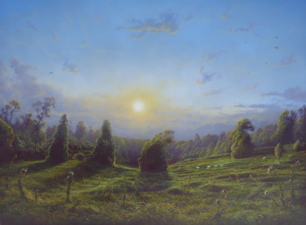 Gerald Dewsbury, Late Summer Sun in Aldon Gutter, 2025