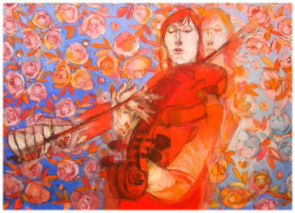 Mihangel Jones 1940 - 2018, The Violinist