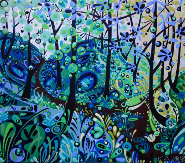 Katie Allen, Nicholaston Woods, Summer. Study II