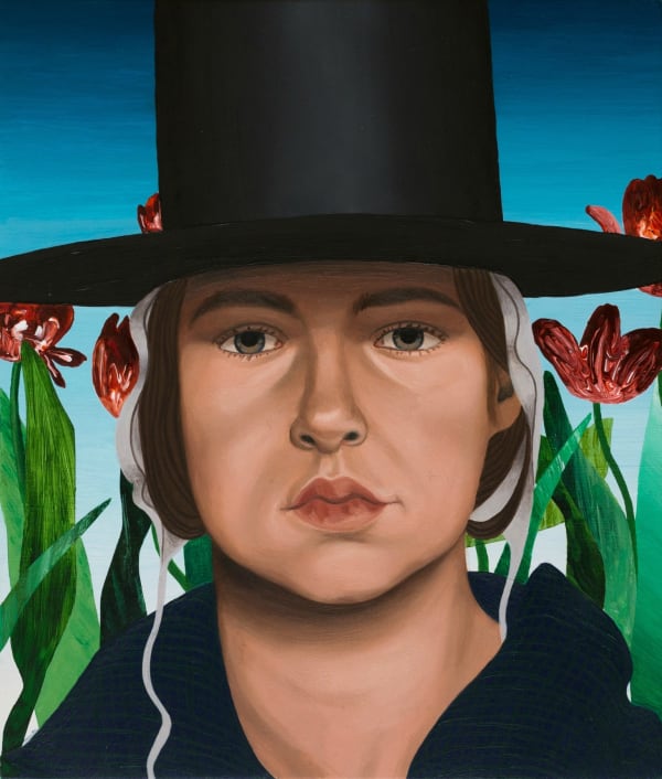 Seren Morgan Jones, Welsh Woman and Brown Tulips