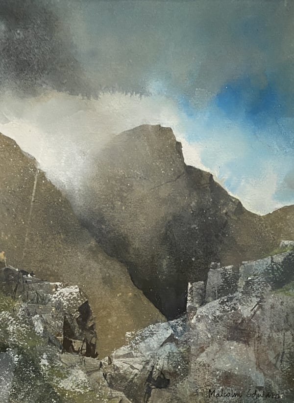 Malcolm Edwards, Soft Day above Llanberis, 2025