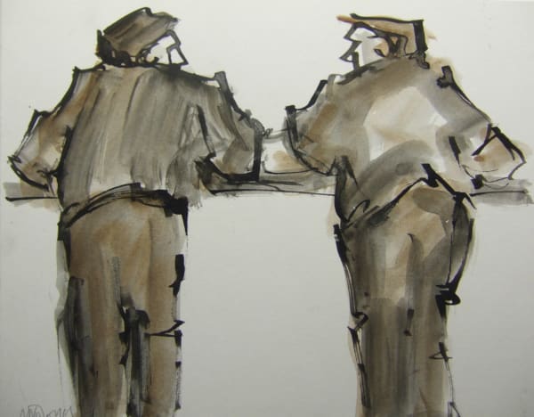 Mike Jones 1941 - 2022, Farmers on Rail (Royal Welsh)